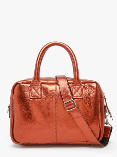 Cross Body Tas Le Dandy S Ginger Leder Paul marius Oranje ginger DANDSGIN ander zicht 4
